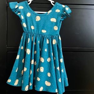 Dot dot smile pumpkin dress